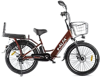 Электровелосипед Eltreco e-ALFA Fat - Коричневый