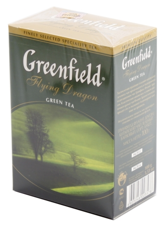 Чай Greenfield 100 г, Flying Dragon, зеленый чай - фото 1 - id-p183068843