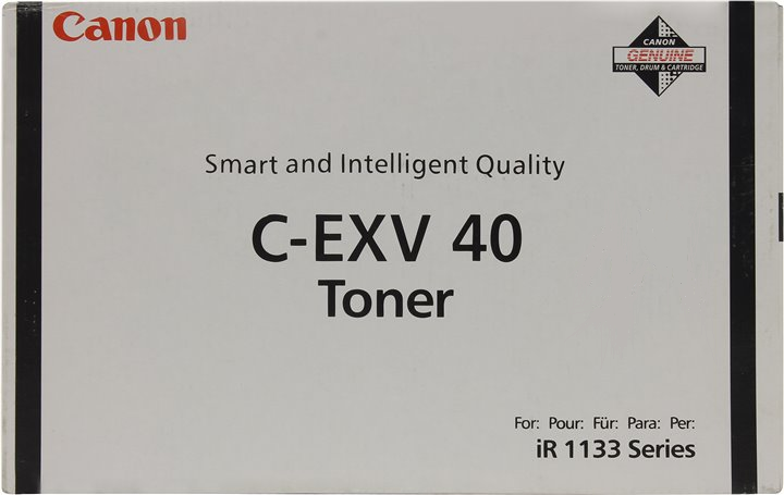 Тонер-картридж Canon C-EXV40 (iR 1133) ресурс 6000 страниц, черный - фото 1 - id-p183068974