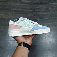 Кроссовки Adidas Forum Exhibit Low Blue Pink Green, фото 2