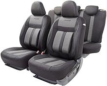 Комплект чехлов для сидений Autoprofi Cushion Comfort CUS-1505 (черный/серый)
