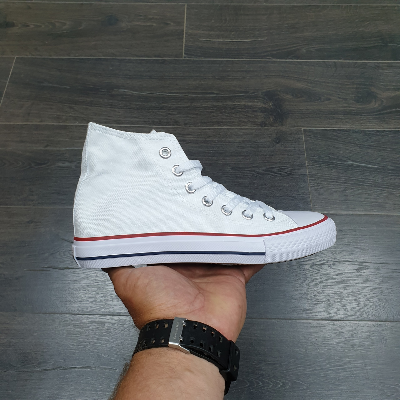 Кеды Converse All Star Mid White - фото 4 - id-p4298163