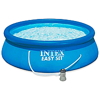 Надувной бассейн Intex Easy Set Pool 244смx61 см, арт. 28108 с фильтр-насосом 1250 л/ч