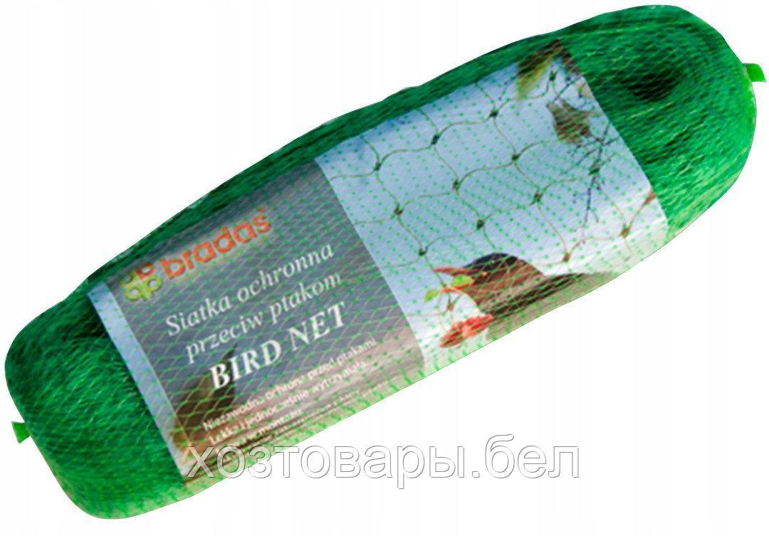 Сетка пластиковая для защиты от птиц, ячейка 30х30мм, 3х100м, 7г/м кв
