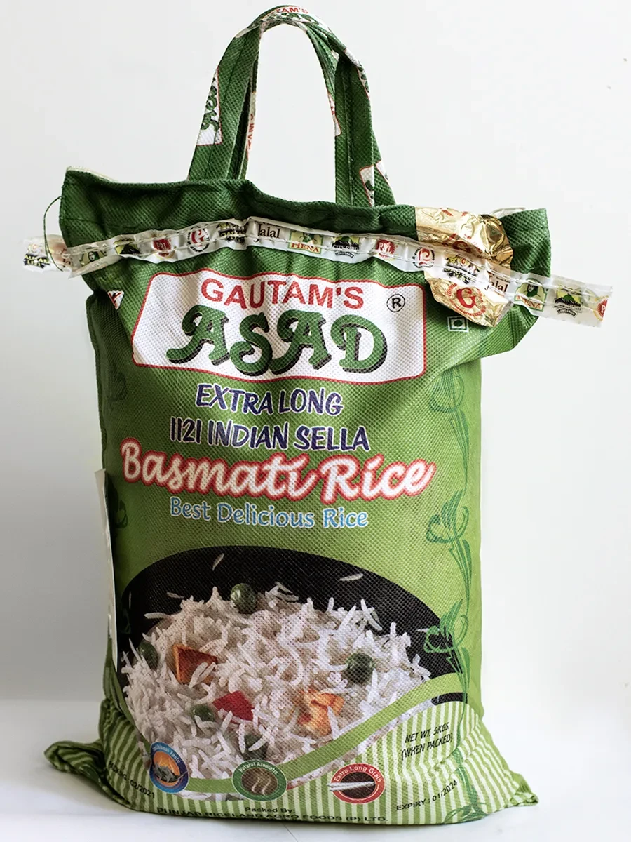 Рис Басмати Селла длиннозерный Indian Premium Basmati Rice "Gautam's Asad", 5кг - фото 3 - id-p183063086