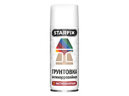 Грунтовка антикоррозийная белый STARFIX 520мл (9003) (Сигнальный белый)