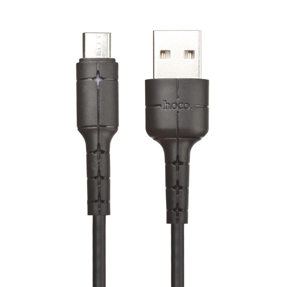 USB кабель Hoco X30 Star Charging Data Cable For MicroUSB, 1.2 м, черный