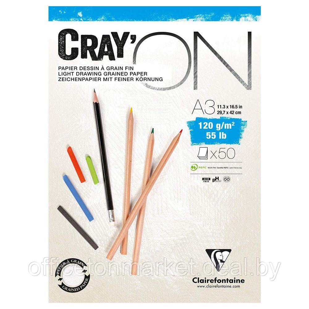 Блок-склейка "Cray'On", А3, 120 г/м2, 50 листов - фото 1 - id-p183126195