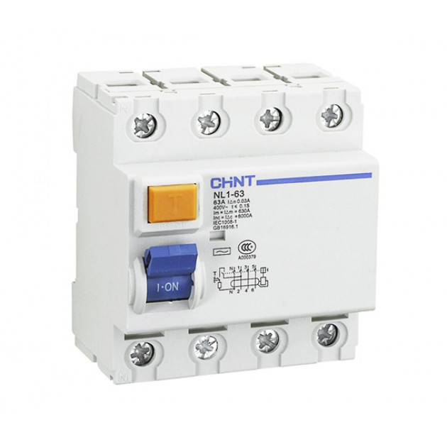 УЗО NL1-100 S  4P 100A 100mA 10kA тип AC
