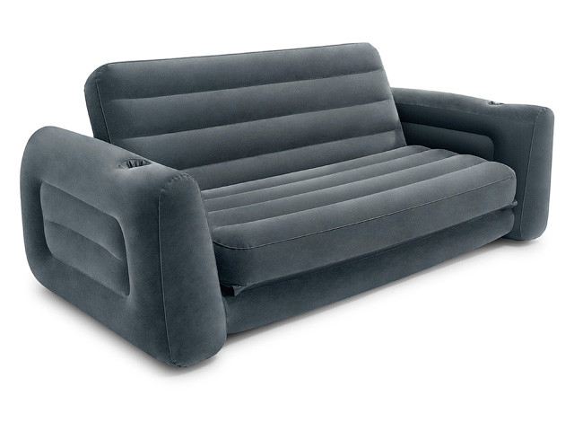 Надувной диван-трансформер Pull-Out Sofa, 203х224х66 см, INTEX - фото 1 - id-p183141670