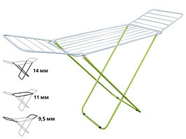 Сушилка для белья напольная, 16м, серия Maria, бело-зеленая, PERFECTO LINEA (Сушильное полотно - 16 метров,