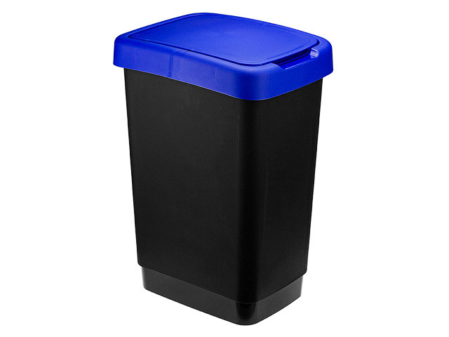 Контейнер для мусора ТВИН 25л (синий) IDEA - фото 1 - id-p183141475