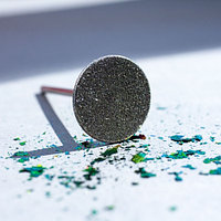 Кристалл Nails, Алмазная насадка (круг) двухсторонняя M, 20 мм