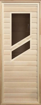 Деревянная дверь для бани Везувий 1900х700 - фото 1 - id-p183145329
