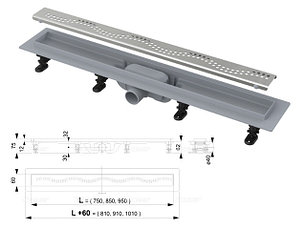 Водоотводящие желоба AlcaPlast