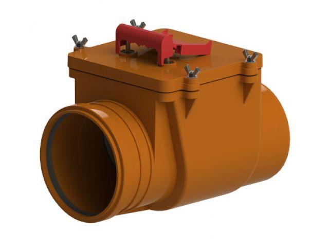 Обратный клапан ТП-85 НК 160 РТП (Для наружной канализации) (РосТурПласт) - фото 1 - id-p183150077