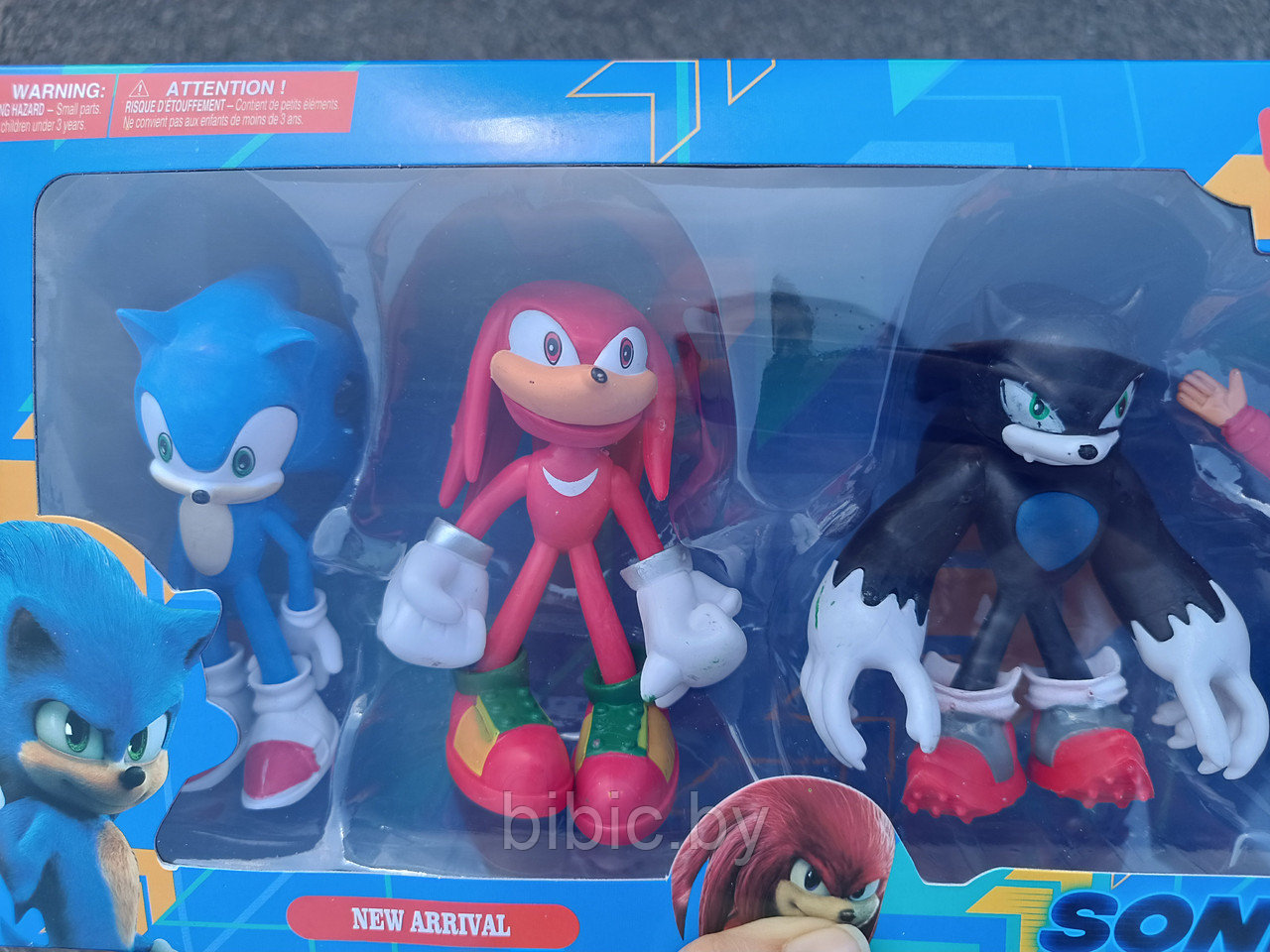 Детский игровой набор Соник и его друзья 6 шт, фигурки герои Sonic из мультфильма м/ф, комплект фигурок соника - фото 4 - id-p183157272