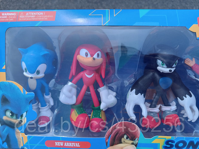 Детский игровой набор Соник и его друзья 6 шт, фигурки герои Sonic из ...