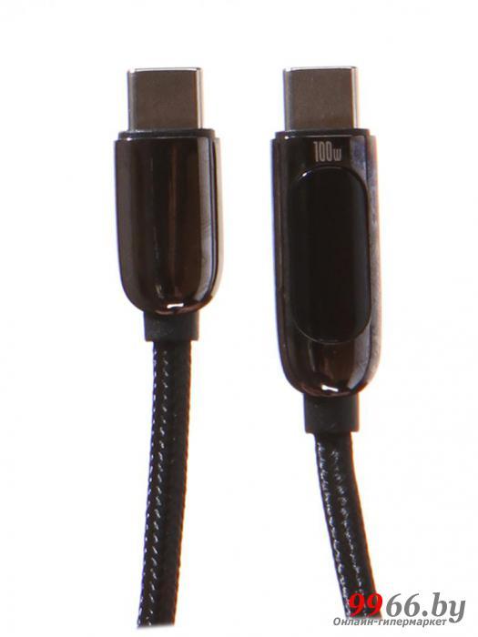 Аксессуар Baseus Display Type-C - Type-C 100W 1m Black CATSK-B01