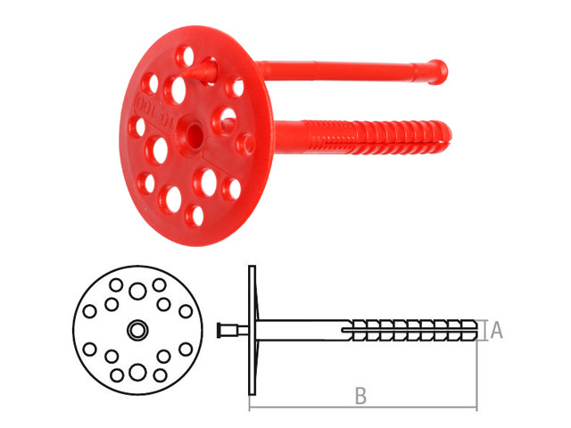 Дюбель для теплоизоляции 10х100 мм с пласт. гвоздем (1000 шт в коробе) STARFIX - фото 1 - id-p183161371