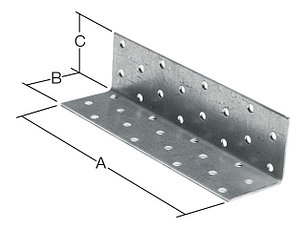 Уголок крепежный равносторонний