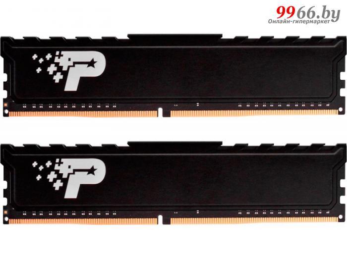 Модуль памяти Patriot Memory SL Premium DDR4 DIMM 2666Mhz PC21300 CL19 - 16Gb KIT (2x8Gb) PSP416G2666KH1 - фото 1 - id-p183107957