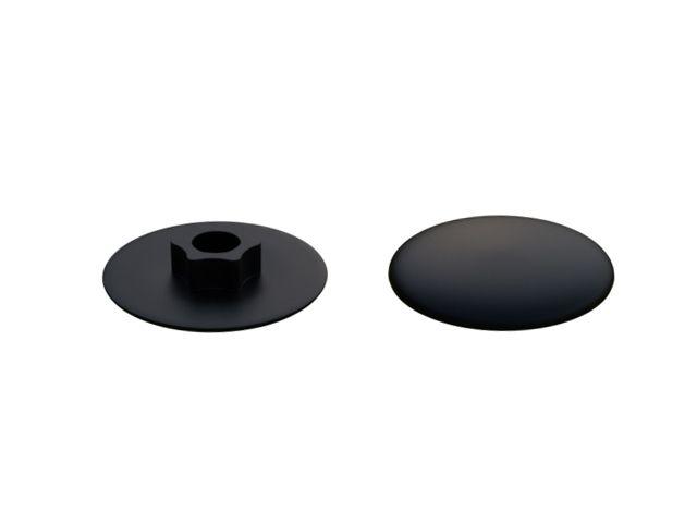Заглушка для конфирмата, декоративная черная (1000 шт в пакете) STARFIX - фото 1 - id-p183164269