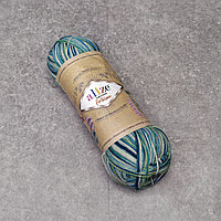 Пряжа Alize Superwash Artisan, Ализе Супервош Артисан, турецкая, шерсть, полиамид, для ручного вязания (цвет 9001)