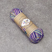 Пряжа Alize Superwash Artisan, Ализе Супервош Артисан, турецкая, шерсть, полиамид, для ручного вязания (цвет 9003)