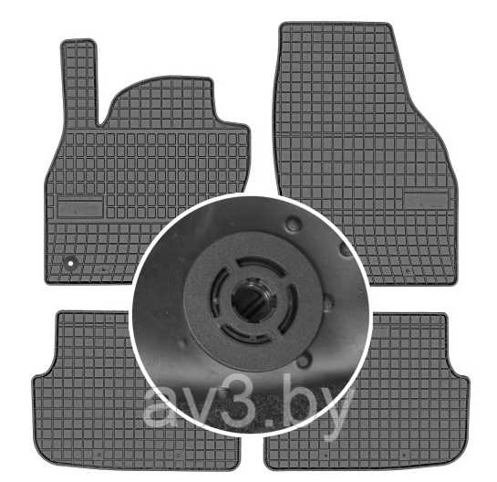 Коврики в салон Seat Arona (2017-) [402010] / Seat Ibiza (2017-) / VW Polo (2017-) Htb / Skoda Fabia