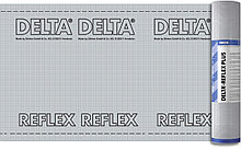 Пароизоляционная плёнка DELTA-REFLEX 75м² 180г/м² премиум, с алюминиевым рефлексным слоем