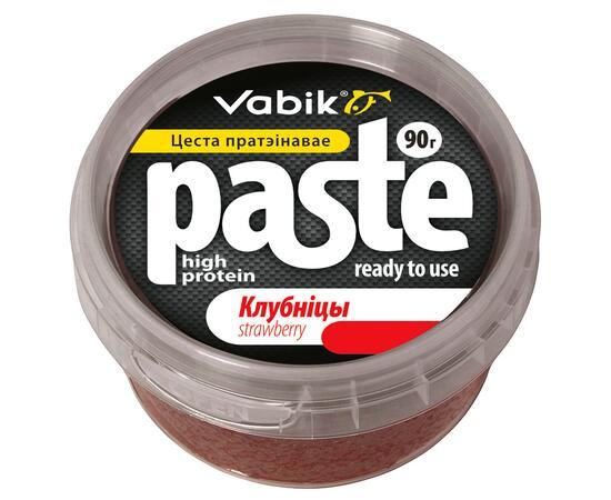 Приманка Vabik PASTE тесто протеиновое Клубника 90г