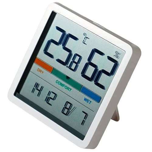 Термометр-гигрометр Miiiw Mute Thermometer And Hygrometer Clock NK5253 - фото 2 - id-p183169110