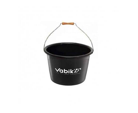 Ведро для прикормки Vabik PRO Black 25 л.
