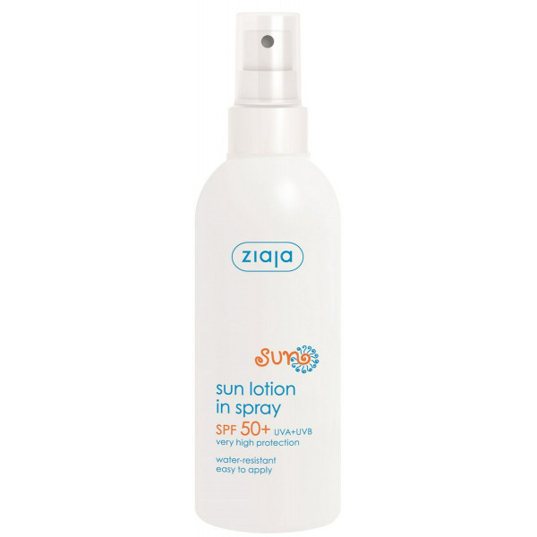 Лосьон солнцезащитный Ziaja baby Sun SPF-50+ spray водостойкий 170мл - фото 1 - id-p183192833