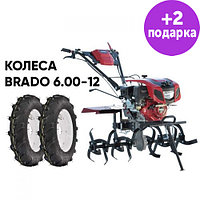 Культиватор Brado GT-850SX + колеса6.00-12 (комплект)