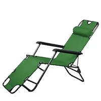 Кресло-шезлонг складное HY-8007 (153*60*79см) зелёный