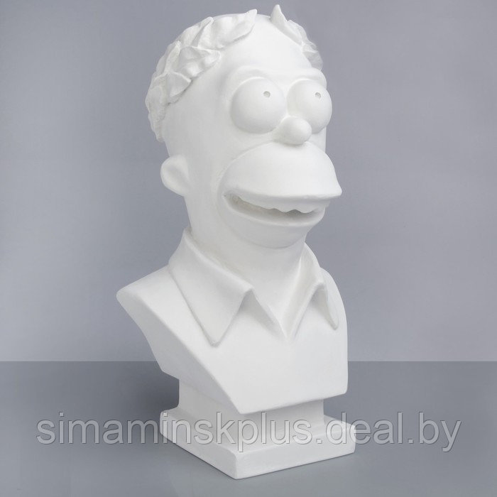 Гипсовая фигура известные люди: Бюст Симпсона, 41,5 х 21,5 х 22 см - фото 1 - id-p183201119