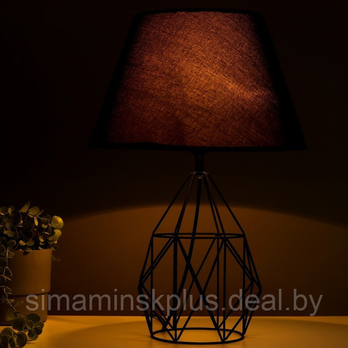 Настольная лампа 16782/1 E27 40Вт черный 22х22х48 см - фото 3 - id-p183200920