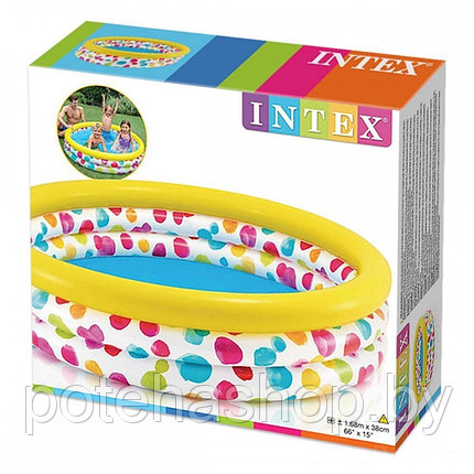 Бассейн надувной Intex 58449 Геометрические фигуры 168x38 см, фото 2
