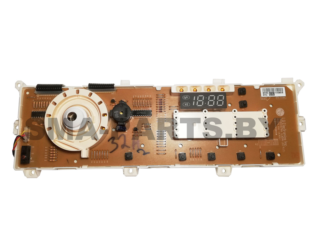 Модуль управления (плата управления) + модуль индикации для стиральной машины LG 6871ER2+EBR5285 (6870EC9275C) - фото 1 - id-p183236443