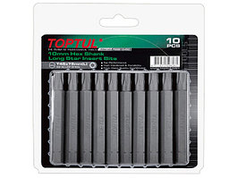 Насадка TORX T25 75мм LONG 10шт блистер TOPTUL