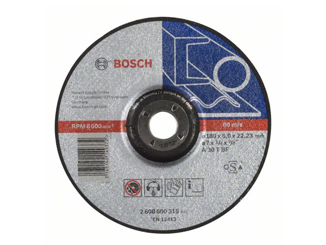 Круг обдирочный 180х6x22.2 мм для металла BOSCH - фото 1 - id-p183238548