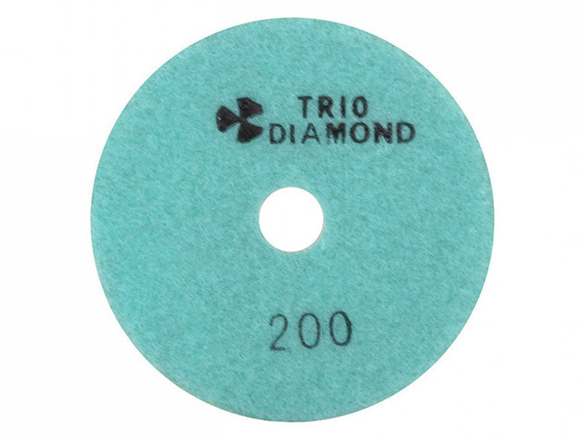 Алмазный гибкий шлифкруг "Черепашка" 100 № 200 (мокрая шл.) (Trio-Diamond) - фото 1 - id-p183238758