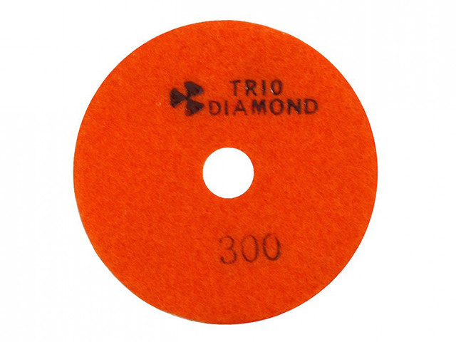 Алмазный гибкий шлифкруг "Черепашка" 100 № 300 (мокрая шл.) (Trio-Diamond)