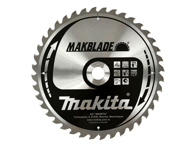 Диск пильный 305х30 мм 40 зуб. по дереву MAKBLADE MAKITA