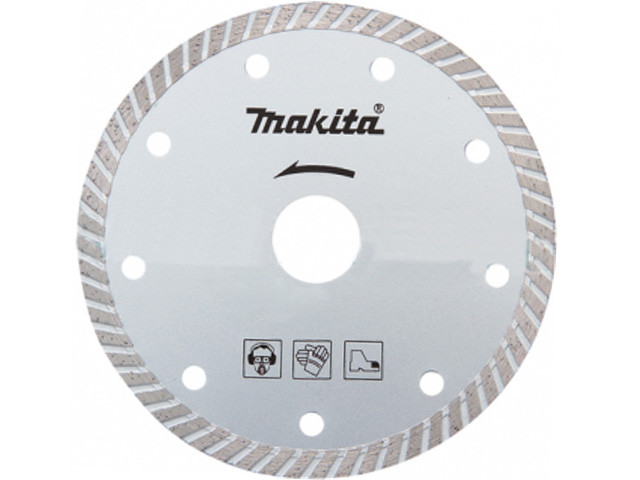 Алмазный круг 230х22 мм по бетону Turbo MAKITA ( сухая резка) - фото 1 - id-p183239064