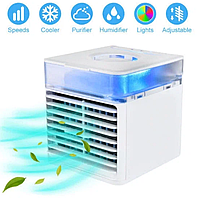 Мини кондиционер Ultra Air Cooler / Охладитель воздуха (3 режима, 7 цветов LED - подсветки)