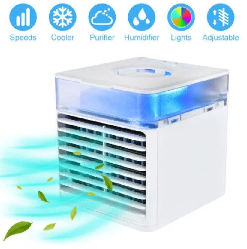 Мини кондиционер Ultra Air Cooler / Охладитель воздуха (3 режима, 7 цветов LED - подсветки) - фото 1 - id-p159151574