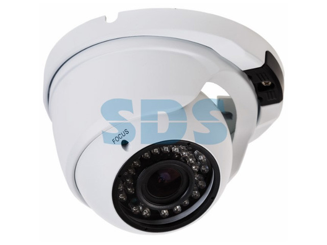 Камера купольная уличная IP 2.1Мп Full HD (1080P), объектив 2.8- 12 мм., ИК до 30 м., PoE + Звук (REXANT)